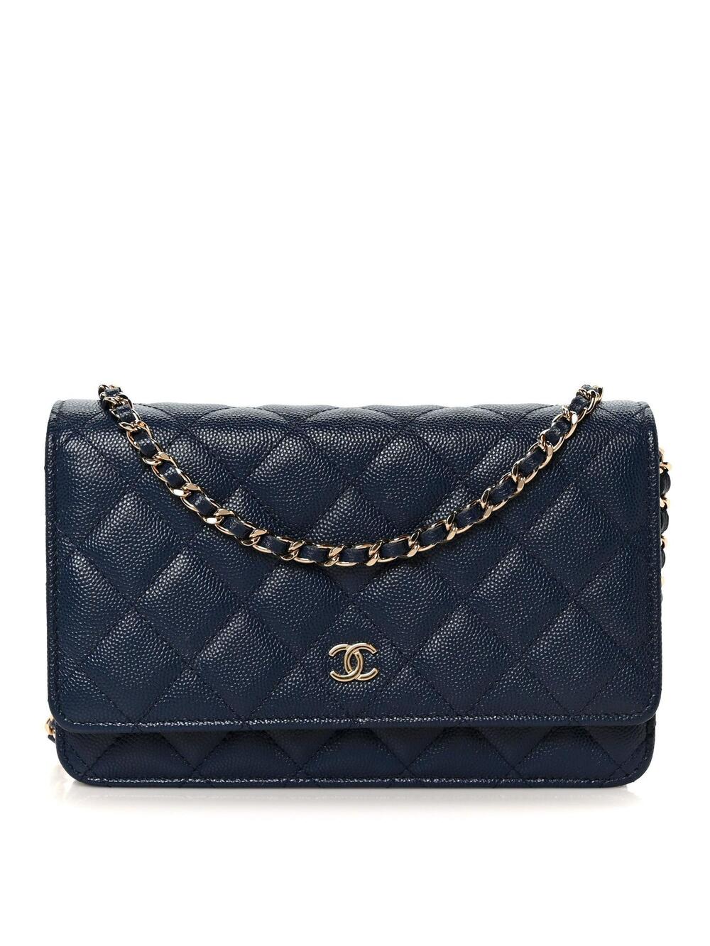 Chanel Caviar Quilted Wallet On Chain #376205C34B
